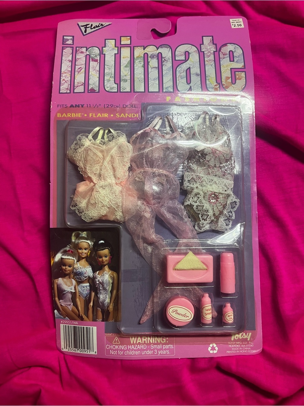 NRFB vintage Totsy "Flair" Intimate Fashions Barbie Clone Lingerie Outfit